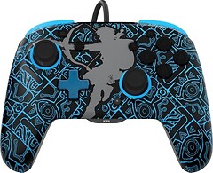 Фото PDP Rematch Glow Switch Sheikah Shoot Wired Controller Blue (500-134-SKSG)