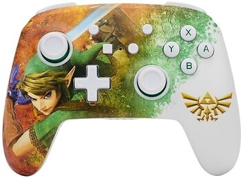 Фото PowerA Enhanced Wireless Controller Zelda Link Watercolor (1522800-01)