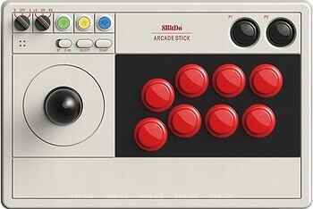 Фото 8BitDo Arcade Stick Truxton Steam Bundle White (RET00466)