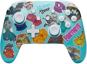 Фото PowerA Enhanced Wireless Controller Fortnite Sticker Mania
