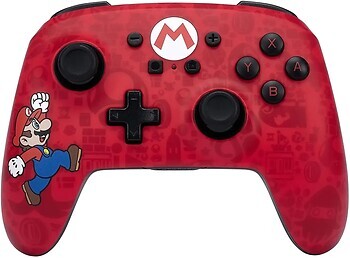 Фото PowerA Enhanced Wireless Controller Here We Go Mario