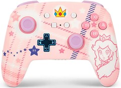 Фото PowerA Enhanced Wireless Controller Princess Peach Plaid
