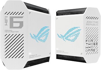 Фото Asus ROG Rapture GT6 (2-pack) White (90IG07F0-MU9A40)