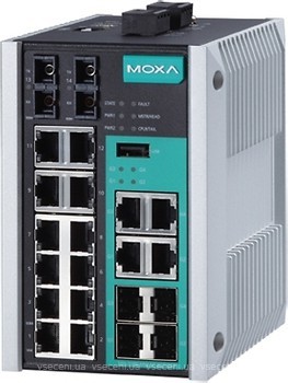 Фото Moxa EDS-518E-SS-SC-4GTXSFP-T