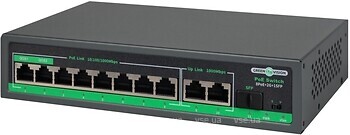Фото GreenVision GV-018-D-08G+2PG+1SFP