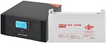 Фото LogicPower LPM-PSW-1500VA Black + LPM-GL 12V 120Ah (19996)