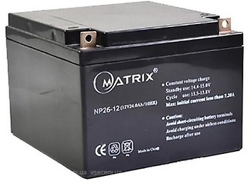 Фото Matrix 12V 26Ah (NP26-12)