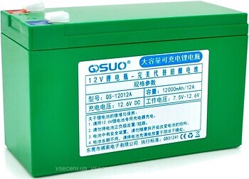 Фото QSuo 12V 12AH (QS-12012A)