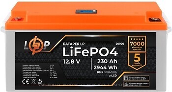 Фото LogicPower LiFePO4 LCD LP 12.8-230AH (BMS 100A/50A) (LP20900)