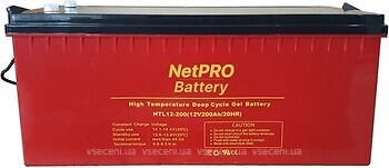 Фото NetPro HTL12-200 12V200AH