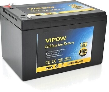 Фото Vipow LifePO4 12V 18AH