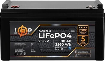 Фото LogicPower LiFePO4 LP 25.6-100 AH (BMS 100A/50A) (LP29501)