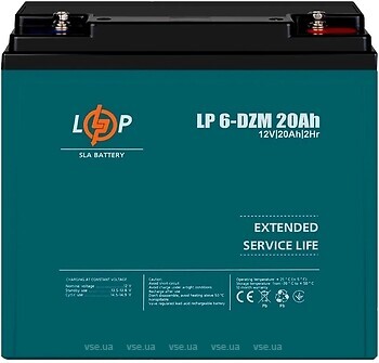 Фото LogicPower LP 6-DZM-20 Ah (5438)