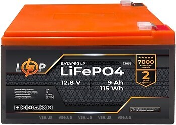 Фото LogicPower LiFePO4 12.8-9Ah (LP23855)