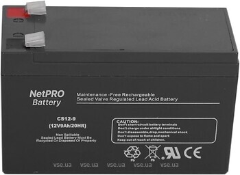 Фото NetPro CS12-9 12V 9AH
