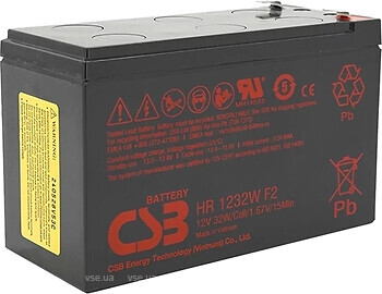 Фото CSB Battery 12V 9Ah (HR1232WF2)