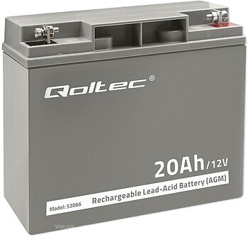 Фото Qoltec 12V 20AH (53066)