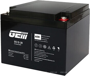 Фото GEM Battery 12V 28Ah (GS12-28)