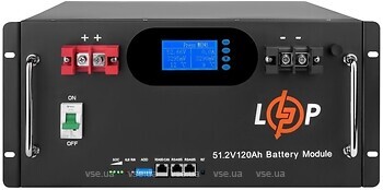 Фото LogicPower LiFePO4 51.2-120AH (BMS 100A) (LP30385)