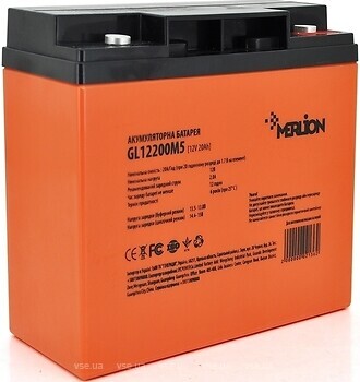 Фото Merlion 12V-20Ah (GL1220M5 GEL)