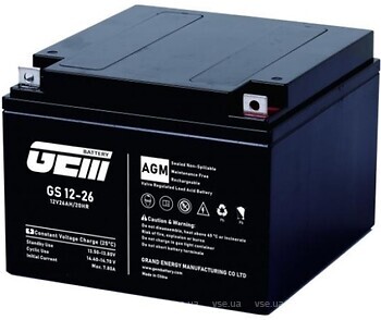 Фото GEM Battery 12V 26Ah (GS12-26)