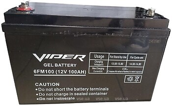 Фото Viper GEL 12V-200Ah (6FM200)