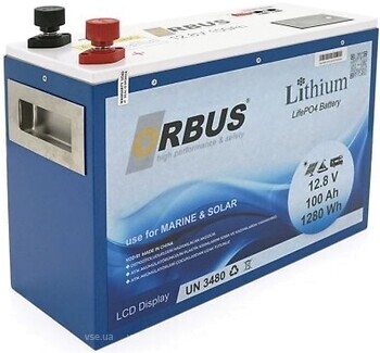 Фото Orbus 12.8V 100AH (LIT12-100)