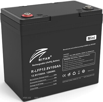 Фото Ritar R-LFP 12.8V 100Ah Mini