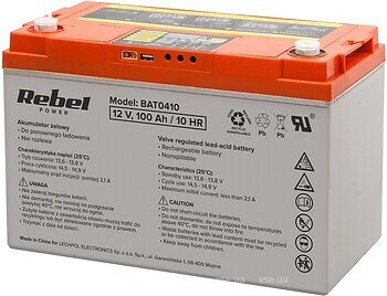 Фото Rebel BAT0410 12V 100AH