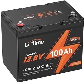 Фото LiTime LiFePO4 12.8V-100Ah Group 24
