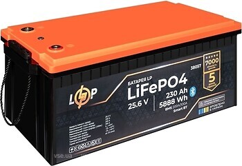 Фото LogicPower LiFePO4 25.6V-230Ah (BMS 200A/100A) (38057)
