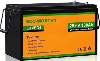Фото Eco-Worthy LiFePO4 24V 100Ah (US-L13070402010-1)