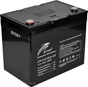 Фото Ritar LFP 12.8V 100Ah G24