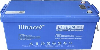 Фото Ultracell LiFePO4 12.8V-200Ah (LIT200-12-DISPLAY)