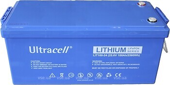 Фото Ultracell LiFePO4 25.6V-100Ah (LIT100-24-STANDARD)