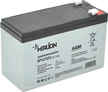 Фото Merlion AGM GP1272F2 12V-7.2Ah (GP1272F2BW)