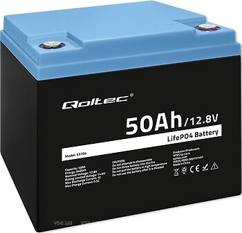 Фото Qoltec LiFePO4 12.8V 50Ah (53704)