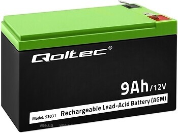 Фото Qoltec 12V 9Ah (53031)