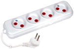 Фото Horoz Electric 4'Lu Grup Priz 200-405-403