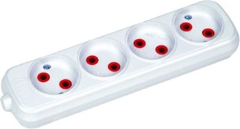 Фото Horoz Electric 4'Lu Grup Priz 200-402-403