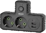 Фото Dyxon Power Switch 2+3 USB-A+USB-C (DXN-MFP-23PD-PS-B)