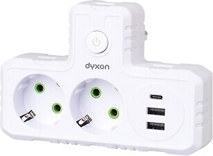 Фото Dyxon Power Switch 2+3 USB-A+USB-C (DXN-MFP-23PD-PS-W)