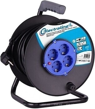 Фото Electraline 4 розетки 50м (49015)