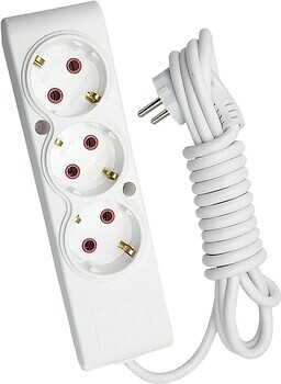 Фото Tecco 5 м 3 розетки (8681277841927)
