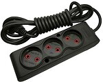 Фото Tecco 5 м 3 розетки (8681277843310)