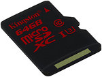 Фото Kingston microSDXC UHS-I U3 64Gb