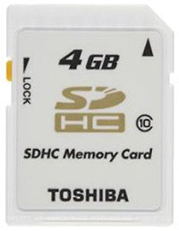 Фото Toshiba SDHC Class 10 4Gb