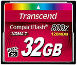 Фото Transcend CompactFlash 800x 32Gb (TS32GCF800)