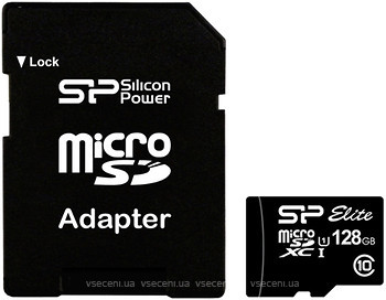 Фото Silicon Power Elite microSDXC UHS-I Class 10 128Gb (SP128GBSTXBU1V10SP)