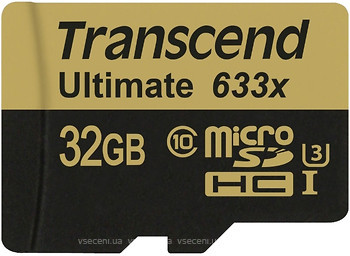Фото Transcend microSDHC Class 10 UHS-I U3 633x 32Gb
